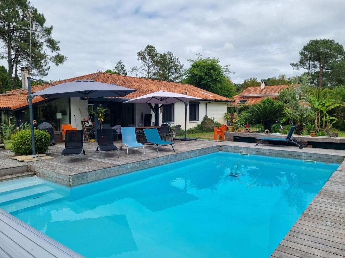 Willa House With Heated Pool And Jacuzzi Soorts-Hossegor Zewnętrze zdjęcie