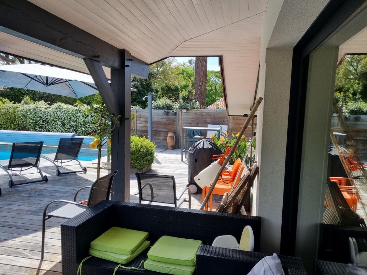 Willa House With Heated Pool And Jacuzzi Soorts-Hossegor Zewnętrze zdjęcie